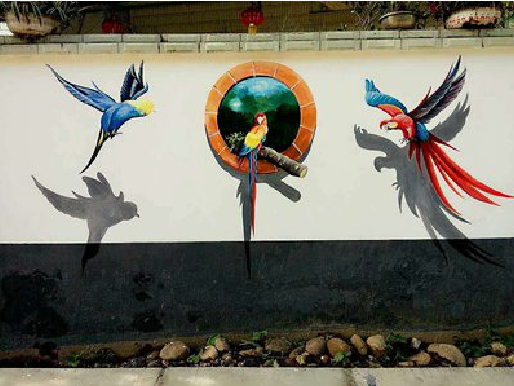 麻江视觉错位-3D墙绘设计