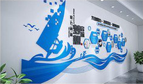 麻江海浪主题文化墙如何设计？