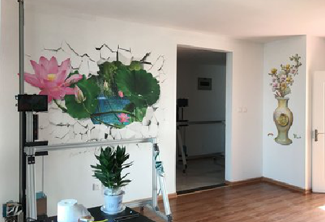 麻江墙体彩绘相比墙纸的优势。